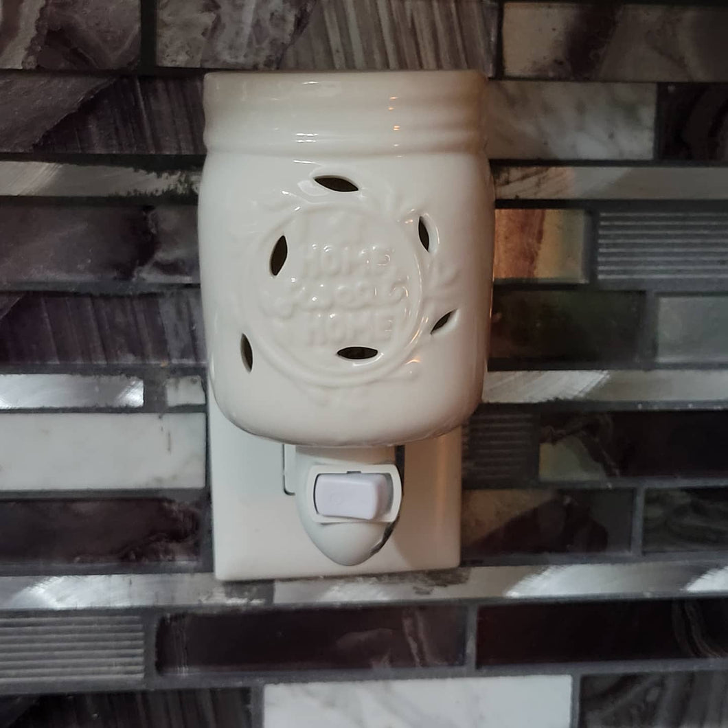 Ceramic Wall Warmer - Home Sweet Home Mason Jar