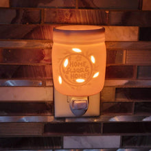 Cargar imagen en el visor de la galería, Ceramic Wall Warmer - Home Sweet Home Mason Jar
